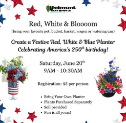 250th Patriotic Planter Decorating Workshop