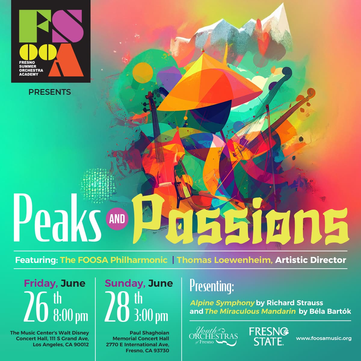 Peaks and Passions, Final FOOSA Concert